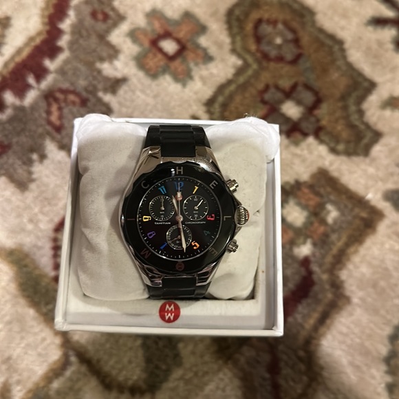 Michele Accessories Michele Watch Multicolor Dial Gently Used Needs